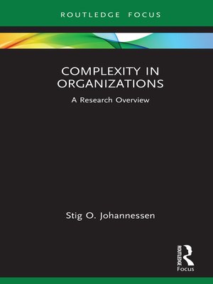 cover image of Complexity in Organizations